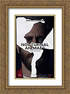 Nocturnal Animals 18x24 Double Matted Gold Ornate Framed Movie Poster Art Print