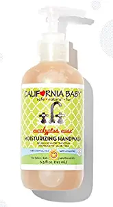 California Baby Eucalyptus Ease Moisturizing Hand Wash (6.5 ounces) | Gentle Cleanser with Pure Essential Oils | Skin Soft Calendula Extract