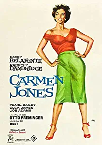 Pop Culture Graphics Carmen Jones Poster Movie Spanish 11 x 17 Inches - 28cm x 44cm Dorothy Dandridge Harry Belafonte Pearl Bailey Roy Glenn Diahann Carroll Brock Peters