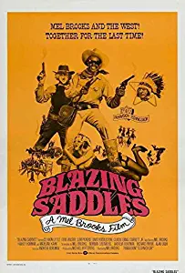 MariposaPrints 65493 Blazing Saddles Movie Mel Brooks, Gene Wilder Decor Wall 36x24 Poster Print