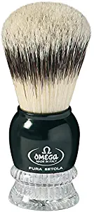 Omega Shaving Brush Pure Bristles #10275 Two Color Combination