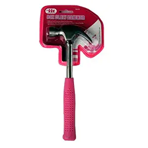 IIT 88400 Ladies 8-Ounce Claw Hammer, Pink