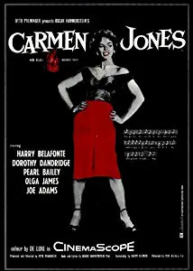 Carmen Jones Poster Movie B 11x17 Dorothy Dandridge Harry Belafonte Pearl Bailey Roy Glenn MasterPoster Print, 11x17