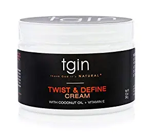 Tgin Twist & Define Cream For Natural Hair - Dry Hair - Curly Hair - 12 Oz