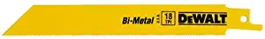 DEWALT DW4810-2 4-Inch 18 TPI Straight Back Bi-Metal Reciprocating Saw Blade (2-Pack)