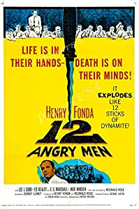 Posters USA 12 Angry Men Movie Poster GLOSSY FINISH - MOV851 (24" x 36" (61cm x 91.5cm))