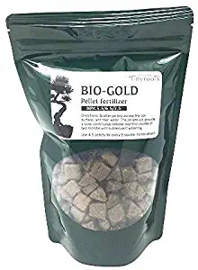 BioGold Bonsai Fertilizer Pellets - Time Released Fertilizer + Plant Food That Will Not Harm Plants or Encourage Mold Growth