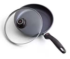 Swiss Diamond HD Classic Nonstick 10.25" Fry Pan with Lid