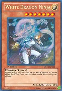 Yu-Gi-Oh! - White Dragon Ninja (ORCS-EN084) - Order of Chaos - 1st Edition - Secret Rare