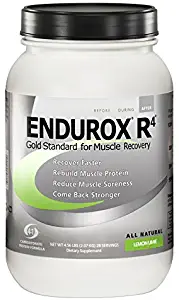 PacificHealth Endurox R4, All Natural Post Workout Recovery Drink Mix, Net Wt. 4.56 lbs, 28 Servings (Lemon Lime)